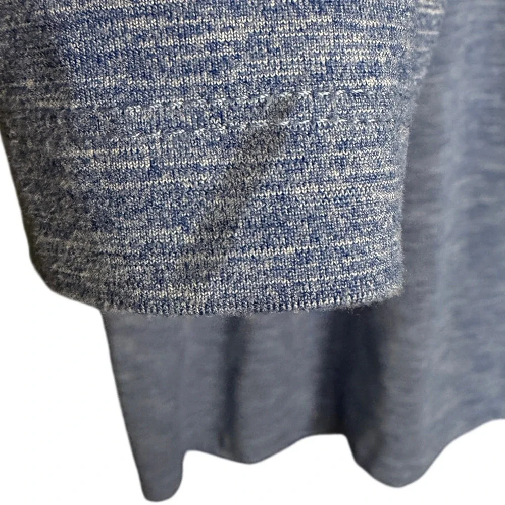J.Crew Performance Blue Quarter Zip Men's XL Athletic Workout Golf Long Sleeve